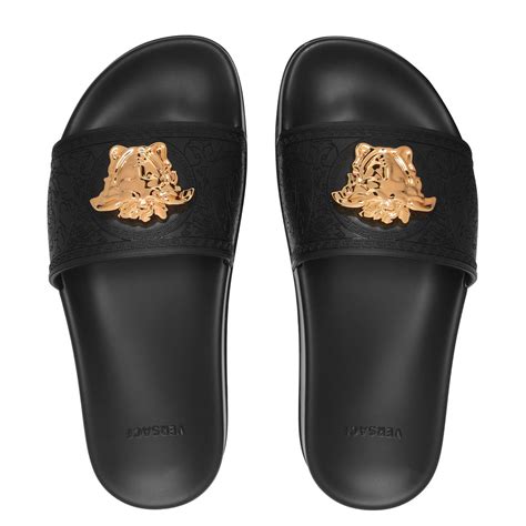 designer slides womens versace|Versace espadrilles women's.